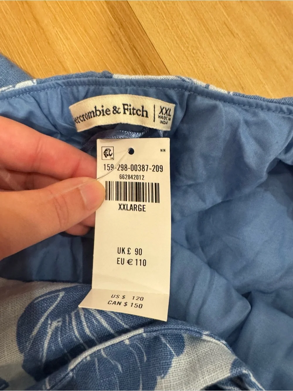 NWT Abercrombie & Fitch Blue Cut Out Vacation Maxi Dress Shells XXL